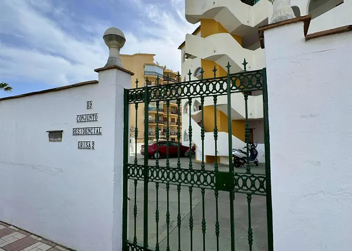 Terraza Y Vistas En Carihuela Erisa 2 A 100 Metros De La Playa Lägenhet