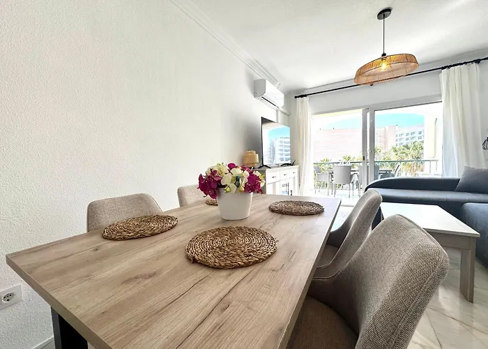 Terraza Y Vistas En Carihuela Erisa 2 A 100 Metros De La Playa Appartement