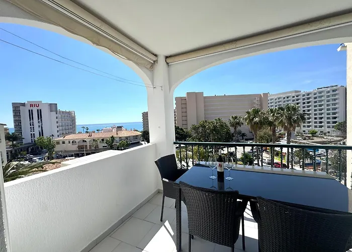 Terraza Y Vistas En Carihuela Erisa 2 A 100 Metros De La Playa *